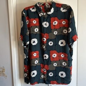 Express Men’s Floral Patterned Shirt